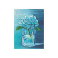 Oil Pastel Hydrangea #2 – Floral Still Life Fine Art Print