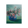 Oil Paint Pink Flowers – Still Life Fine Art Print