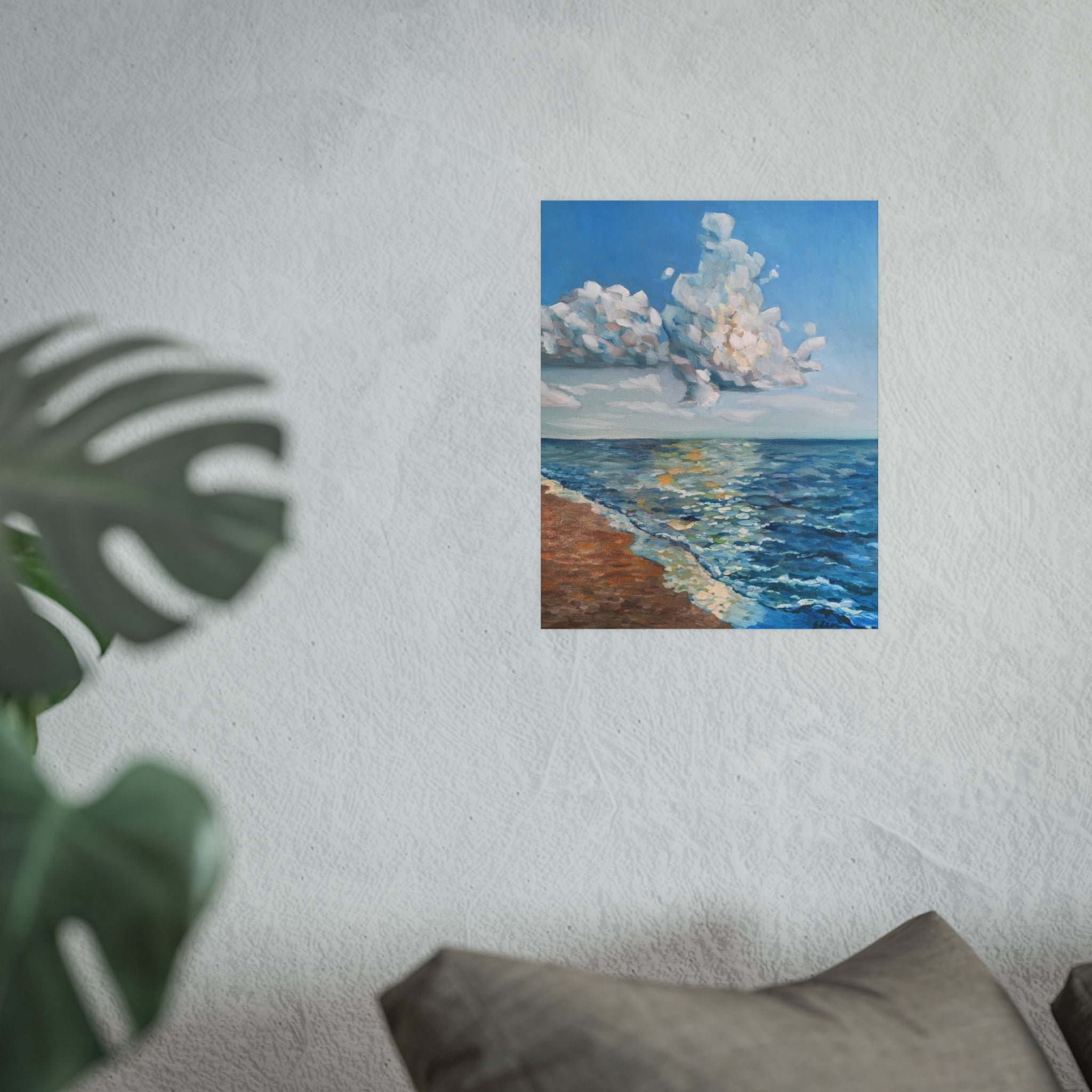 Oil Paint Blue Cloud – Landscape Fine Art Print