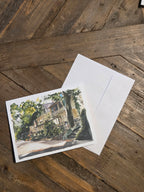 Greeting Card - Chautauqua #1 - Digital Watercolor Art Print - Blank Inside (A2)